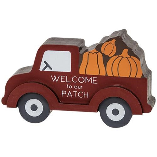 Pumpkin Patch Truck Chunky Sitter  (Pack of 4)
