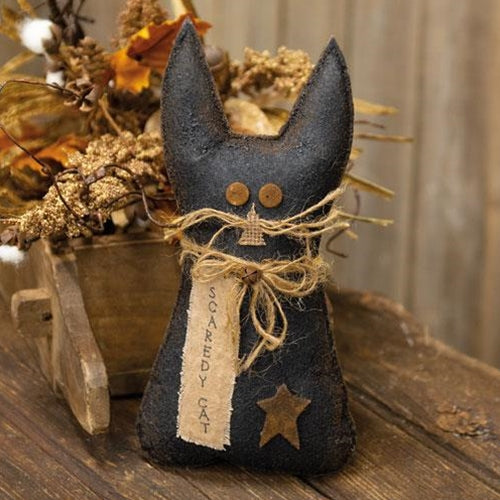 Stiffened Primitive Scaredy Cat (Pack of 2)