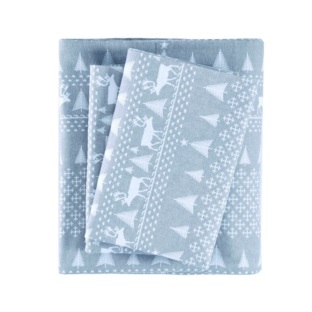 Woolrich Flannel Cotton Sheet Set -Queen Wr20-2031