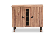 Load image into Gallery viewer, Baxton Studio Valina Modern and Contemporary 2-Door Wood Entryway Shoe Storage Cabinet
