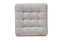 Load image into Gallery viewer, Baxton Studio Elladio Modern and Contemporary Greyish Beige Fabric Upholstered Tufted Cube Ottoman Set of 2
