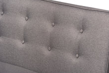 Load image into Gallery viewer, Baxton Studio Arvid Mid-Century Modern Gray Fabric Upholstered 2-Piece Wood Dining Nook Banquette Set

