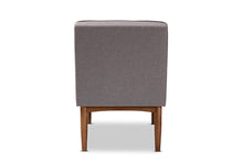 Load image into Gallery viewer, Baxton Studio Arvid Mid-Century Modern Gray Fabric Upholstered Wood Dining Chair
