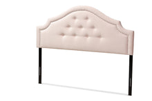 Load image into Gallery viewer, Baxton Studio Cora Modern and Contemporary Light Pink Velvet Fabric Upholstered King Size Headboard
