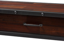 Load image into Gallery viewer, Baxton Studio Jana Vintage Industrial Walnut-Finished Wood 2-Drawer Dining Room Server
