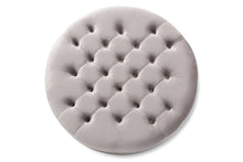 Load image into Gallery viewer, Baxton Studio Palfrey Transitional Grey Velvet Fabric Upholstered Button Tufted Cocktail Ottoman
