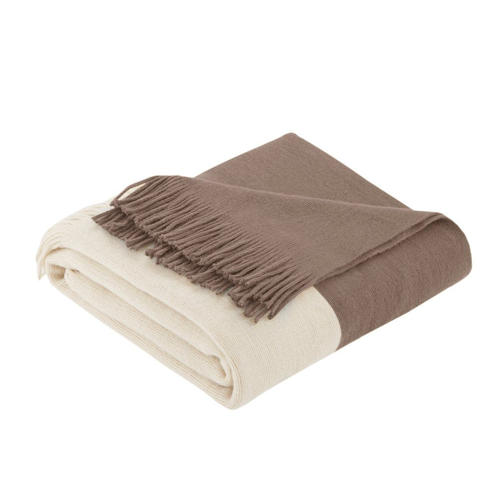 Ink Ivy Stockholm Color Block Faux Cashmere Throw -50X60