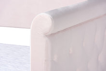 Load image into Gallery viewer, Baxton Studio Amaya Modern and Contemporary Light Pink Velvet Fabric Upholstered Twin Size Daybed with Trundle
