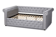 Load image into Gallery viewer, Baxton Studio Mabelle Modern and Contemporary Gray Fabric Upholstered Full Size Daybed
