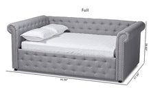 Load image into Gallery viewer, Baxton Studio Mabelle Modern and Contemporary Gray Fabric Upholstered Queen Size Daybed
