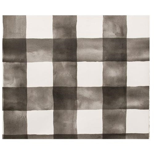 Watercolor Check Double Roll Wallpaper 20.5