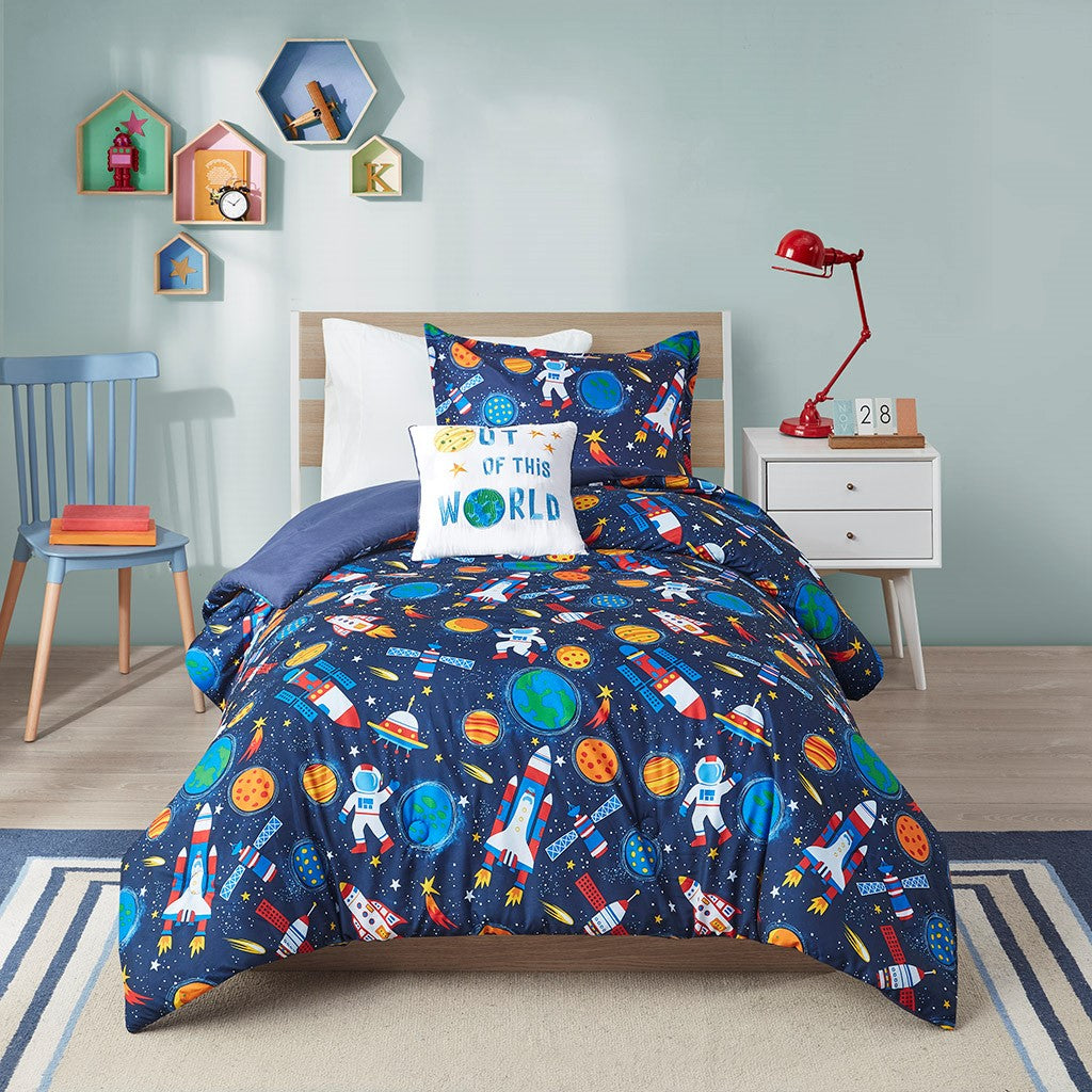 Jason Outer Space Comforter Set Full/Queen MZK10-215 By Olliix