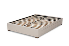 Load image into Gallery viewer, Baxton Studio Leni Modern and Contemporary Beige Fabric Upholstered 4-Drawer King Size Platform Storage Bed Frame
