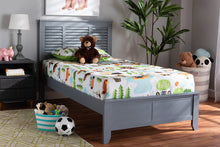 Load image into Gallery viewer, Baxton Studio Adela Modern and Contemporary Grey Finished Wood Twin Size Platform Bed

