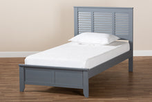Load image into Gallery viewer, Baxton Studio Adela Modern and Contemporary Grey Finished Wood Twin Size Platform Bed
