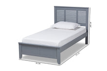 Load image into Gallery viewer, Baxton Studio Adela Modern and Contemporary Grey Finished Wood Twin Size Platform Bed
