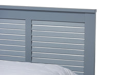 Load image into Gallery viewer, Baxton Studio Adela Modern and Contemporary Grey Finished Wood Full Size Platform Bed
