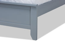 Load image into Gallery viewer, Baxton Studio Adela Modern and Contemporary Grey Finished Wood Full Size Platform Bed
