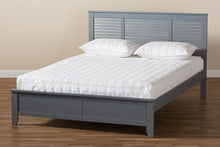 Load image into Gallery viewer, Baxton Studio Adela Modern and Contemporary Grey Finished Wood Queen Size Platform Bed

