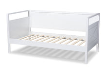 Load image into Gallery viewer, Baxton Studio Cintia Cottage Farmhouse White Finished Wood Twin Size Daybed
