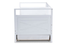 Load image into Gallery viewer, Baxton Studio Cintia Cottage Farmhouse White Finished Wood Twin Size Daybed with Trundle
