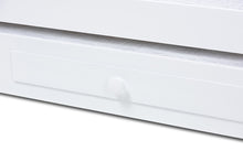 Load image into Gallery viewer, Baxton Studio Cintia Cottage Farmhouse White Finished Wood Twin Size Daybed with Trundle
