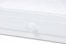 Load image into Gallery viewer, Baxton Studio Cintia Cottage Farmhouse White Finished Wood Twin Size Trundle
