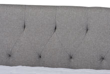 Load image into Gallery viewer, Baxton Studio Delora Modern and Contemporary Light Grey Fabric Upholstered Full Size Daybed with Roll-Out Trundle Bed
