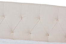 Load image into Gallery viewer, Baxton Studio Delora Modern and Contemporary Beige Fabric Upholstered Queen Size Daybed
