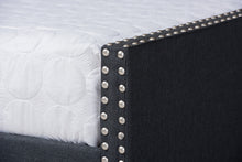 Load image into Gallery viewer, Baxton Studio Haylie Modern and Contemporary Dark Grey Fabric Upholstered Full Size Daybed with Roll-Out Trundle Bed
