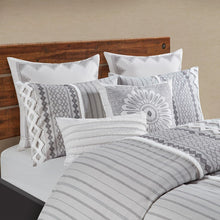 Load image into Gallery viewer, Olliix Daria 100% Cotton Oblong Pillow With Tassels By INK+IVY II30-1086
