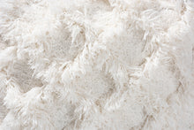 Load image into Gallery viewer, Baxton Studio Asuka Moroccan Inspired Ivory Handwoven Cotton Fringe Pouf Ottoman
