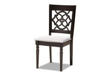 Load image into Gallery viewer, Baxton Studio Alma Modern and Contemporary Grey Fabric Upholstered and Dark Brown Finished Wood 5-Piece Dining Set
