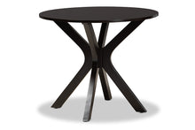 Load image into Gallery viewer, Baxton Studio Callie Modern and Contemporary Grey Fabric Upholstered and Dark Brown Finished Wood 5-Piece Dining Set

