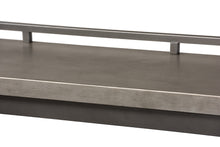 Load image into Gallery viewer, Baxton Studio Noll Modern and Contemporary Grey Fabric Upholstered 3-Piece Multipurpose Metal Counter Table Set
