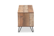 Load image into Gallery viewer, Baxton Studio Iver Modern and Contemporary Rustic Oak Finished 1-Door Wood TV Stand
