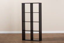 Load image into Gallery viewer, Baxton Studio Janne Modern and Contemporary Dark Brown Finished 8-Cube Multipurpose Storage Shelf
