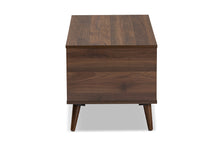 Load image into Gallery viewer, Baxton Studio Linas Mid-Century Modern Walnut Finished Coffee Table
