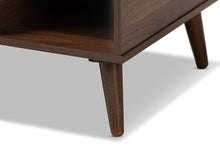 Load image into Gallery viewer, Baxton Studio Linas Mid-Century Modern Walnut Finished Coffee Table
