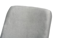 Load image into Gallery viewer, Baxton Studio Sennet Glam and Luxe Grey Velvet Fabric Upholstered Gold Finished Armchair
