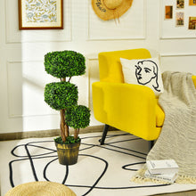 Load image into Gallery viewer, 36 Inch Artificial Boxwood Topiary UV Protected Indoor Outdoor Tree
