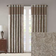 Load image into Gallery viewer, Madison Park Aubrey Jacquard Panel Pair -95" Panel MP40-715 By Olliix
