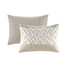 Load image into Gallery viewer, Mila Cotton Printed Duvet Cover Set With Chenille King/Cal King II12-1127 By Olliix
