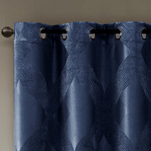Load image into Gallery viewer, Bentley Ogee Knitted Jacquard Total Blackout Panel SS40-0145 By Olliix
