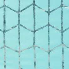 Load image into Gallery viewer, Total Blackout Metallic Print Grommet Top Curtain Panel -50X84" Id40-1407
