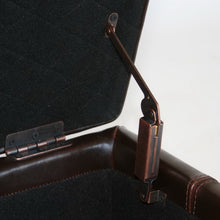 Load image into Gallery viewer, Baxton Studio Agustus Brown Leather Storage Ottoman
