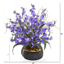 Load image into Gallery viewer, 19" Dancing Lady Artificial Arrangement in Vase
