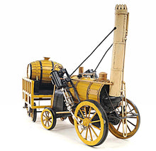 Load image into Gallery viewer, 1829 Yellow Stephenson Rocket Steam Locomotive
