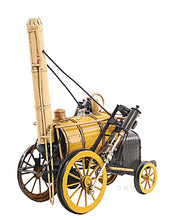Load image into Gallery viewer, 1829 Yellow Stephenson Rocket Steam Locomotive
