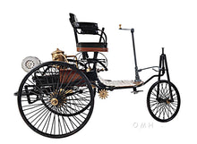 Load image into Gallery viewer, 1886 Yellow &amp; Black Benz Car
